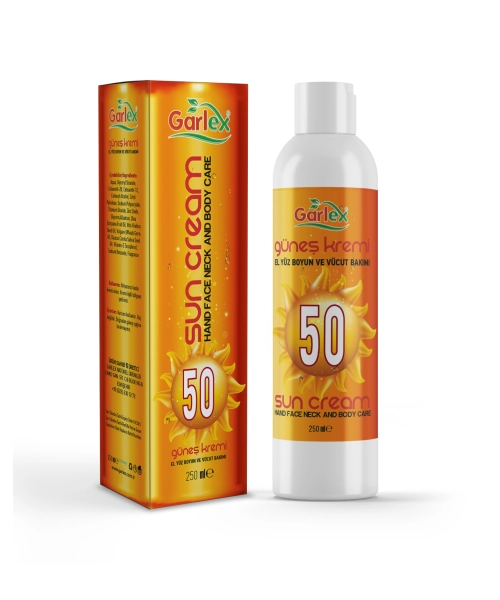 Garlex Güneş Kremi 50 Faktör 250 ml