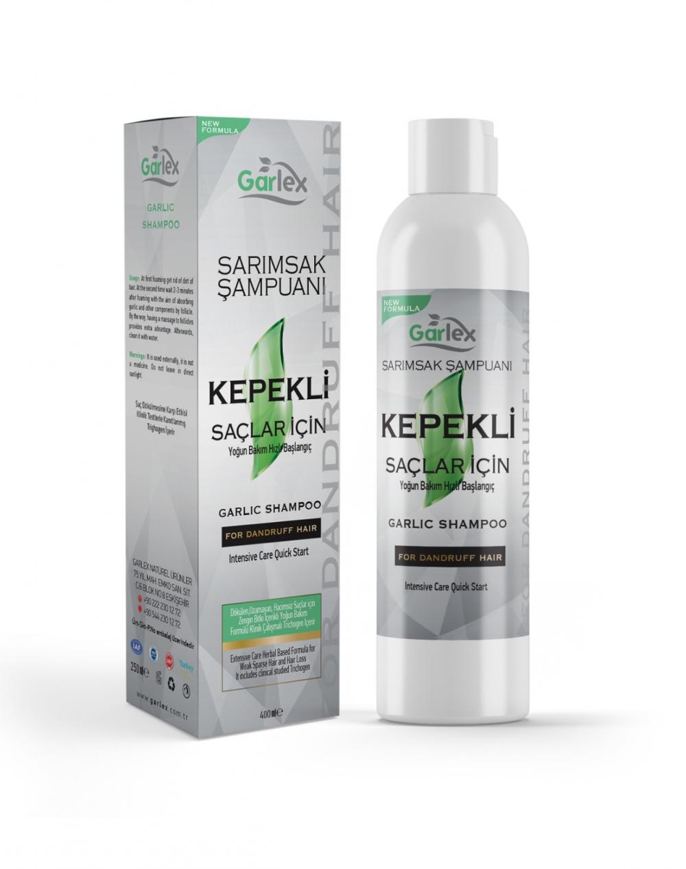 Garlex Sarımsak Şampuanı Kepekli Saçlar İçin 250 ml
