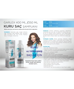 Garlex Sarımsak Şampuanı Kuru ve Yıpranmış Saçlar İçin 250 ml