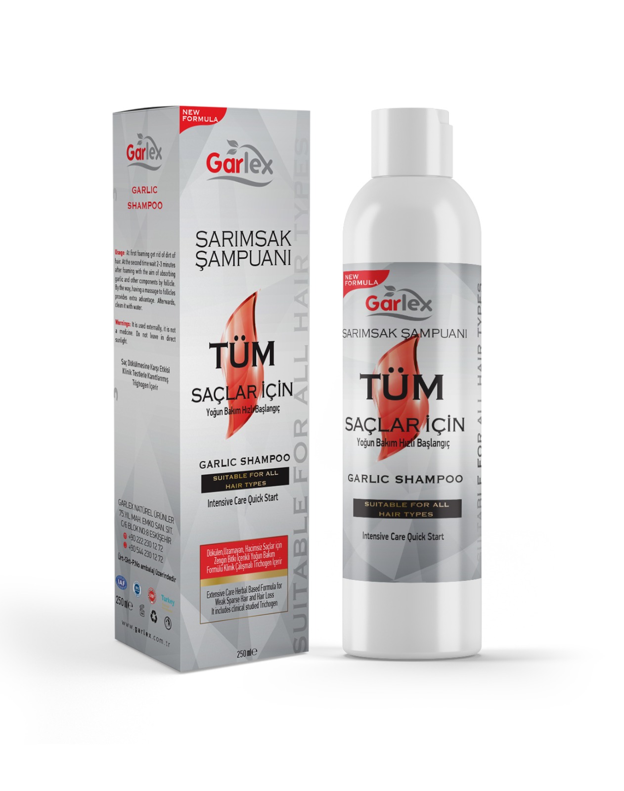 Garlex Sarımsak Şampuanı Tüm Saçlar İçin 250 ml