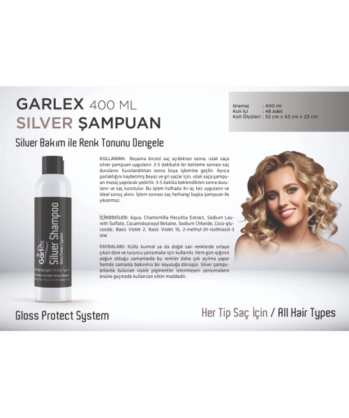Garlex Silver Şampuan 400ml