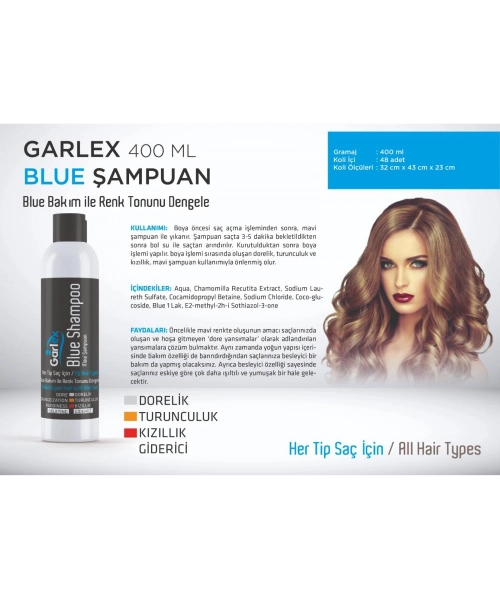Garlex Blue şampuan 400ml