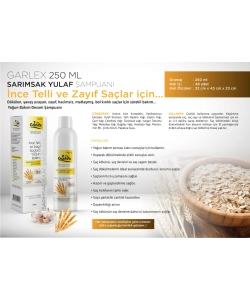 Garlex Sarımsak & Yulaf Şampuanı 250 ml