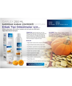 Garlex Sarımsak & Kabak Çekirdeği Yağı Şampuanı 250 ml