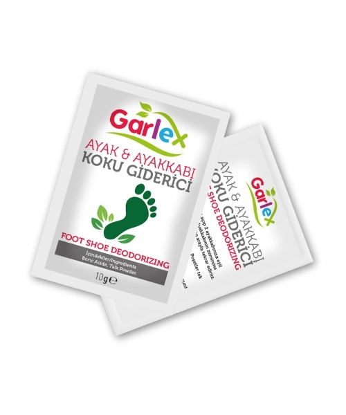 Garlex Ayak & Ayakkabı Koku Önleyici Toz Poşet 10 g (5 Adet)