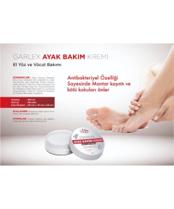 Garlex Ayak Bakım Kremi 100 ml