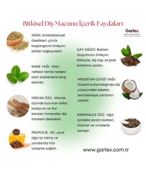 Garlex Bitkisel Diş Macunu 100 ml