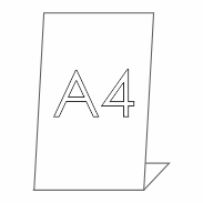 A4 L Tipi Dikey