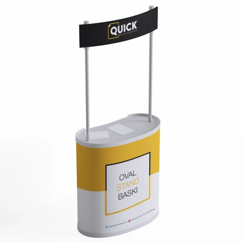 Oval Tanıtım Standı(Fasulye)