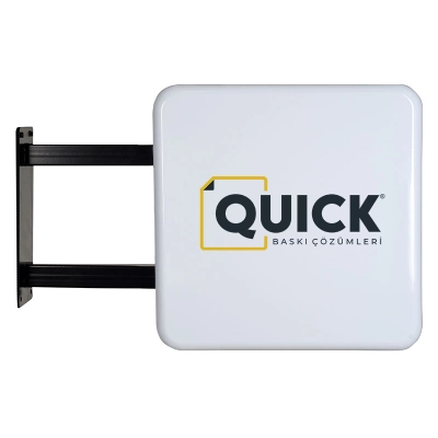 Kare Düz Ayaklı Fener Tabela