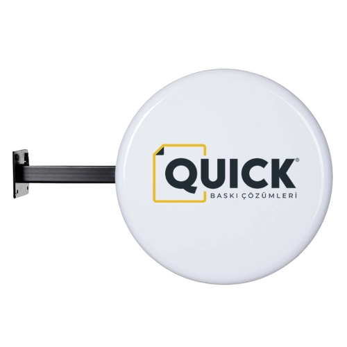 Yuvarlak Düz Ayaklı Fener Tabela