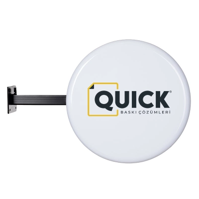 Yuvarlak Düz Ayaklı Fener Tabela