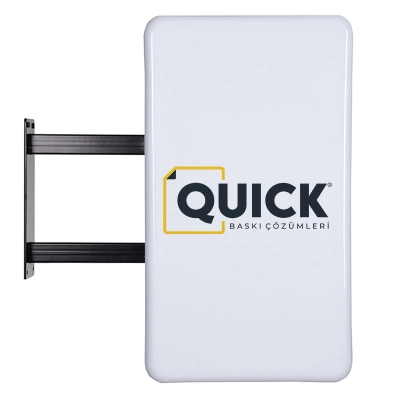 Dikdörtgen Düz Ayaklı Fener Tabela