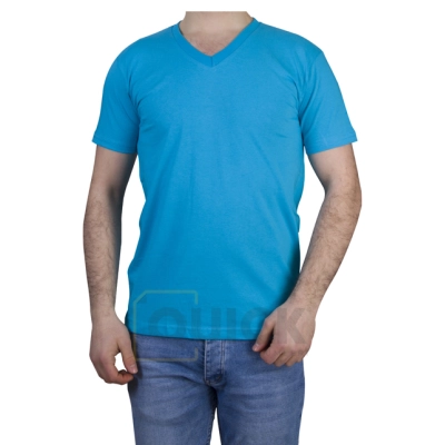 V Yaka Tshirt Baskı