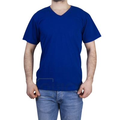 V Yaka Tshirt Baskı