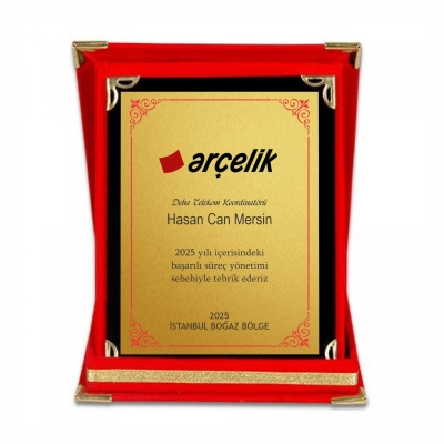 Kırmızı Albüm Plaket