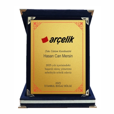Lacivert Albüm Plaket