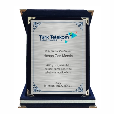 Lacivert Albüm Plaket