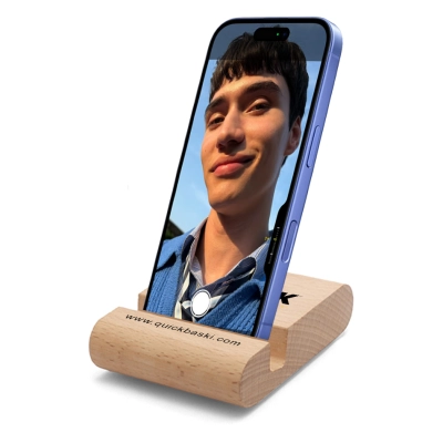 Ahşap Telefon Standı