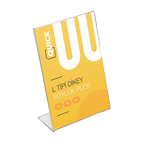 Masaüstü L Tipi Dikey Föylük - Broşürlük - Fiyatlık