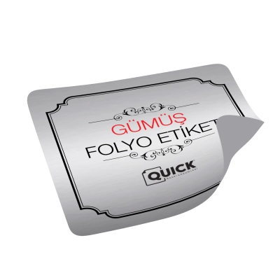 Gümüş Folyo Etiket