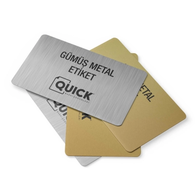 Metal Etiket Baskı (0.45mm)