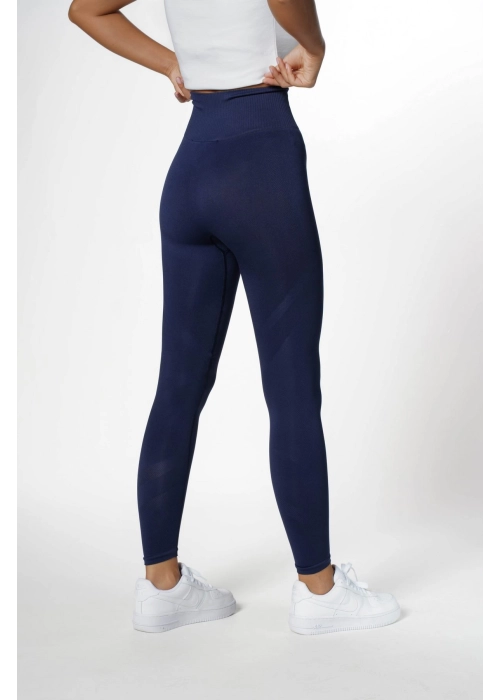 Dikişsiz Push-up Toparlayıcı Sİyah Renk Tayt