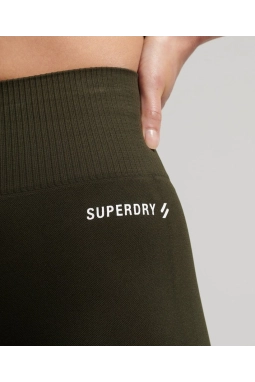 Dikişsiz Push-up Toparlayıcı Zeytinyağ Renk Tayt