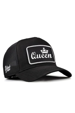 Blackbörk Siyah Cordura Kumaş Şapka Queen Logo