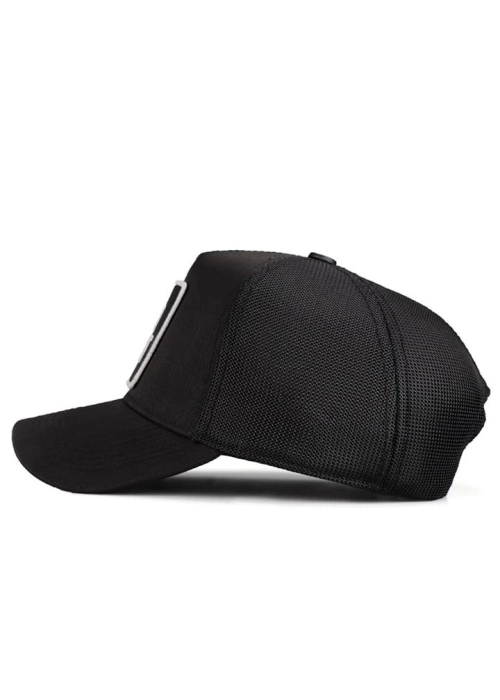 Blackbörk Siyah Cordura Kumaş Şapka Queen Logo