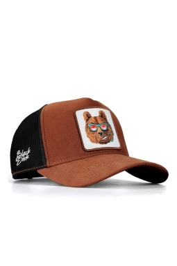 Blackbörk Camel-Siyah Şapka (Cap) Ayı-3 Logolu