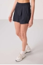 Femora Gizli Cep Fermuarlı Rahat Form Kadın Antrasit Şort 