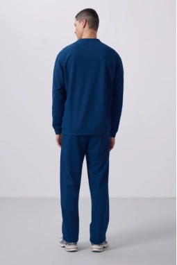 Femora Yüzeyi Dokulu Oversize Erkek Parlament Eşofman Takım