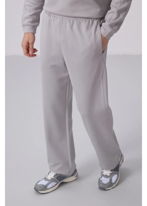 Femora Yüzeyi Dokulu Oversize Erkek Taş Eşofman Takım