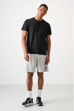 Femora Erkek Aktif Spor T-Shirt | Nefes Alan, Hızlı Kuruyan Koşu & Fitness Tişörtü - Siyah