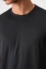 Femora Erkek Aktif Spor T-Shirt | Nefes Alan, Hızlı Kuruyan Koşu & Fitness Tişörtü - Siyah