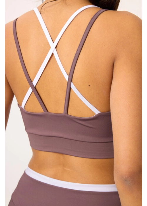 Femora Gül Kurusu Yüksek Bel Toparlayıcı Dar Paça Büstiyer Tayt Takım - Feminen ve Fit Görünüm