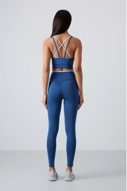 Femora Yüksek Bel Dar Paça Kadın Parlament Büstiyer Tayt Takım