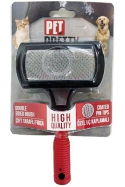 Pet Pretty Çift Taraflı Fırça Tarak