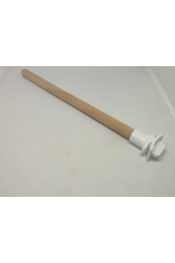 Mamaist Plastik Başlıklı Tahta Tünek 28 CM