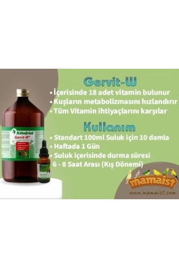 Röhnfried Gervit-W MultiVitamin Takviyesi 10 ML(Bölünmüş)