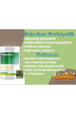 Röhnfried Entrobac Probiyotik Katkısı 25 GR (Bölünmüş)