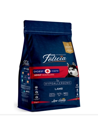 Felicia Yetişkin Kuzulu Köpek Maması 3 KG