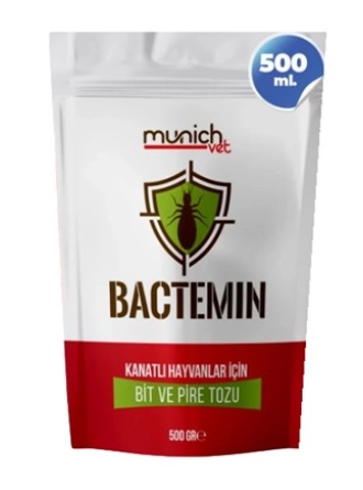 Munich Vet Bactemin Kanatlılar İçin Bit Pire Tozu 100 GR (Bölünmüş) 