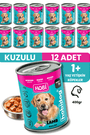 Hobi Kuzu Etli Yetişkin Köpek Konservesi 400 Gr X 12 Adet
