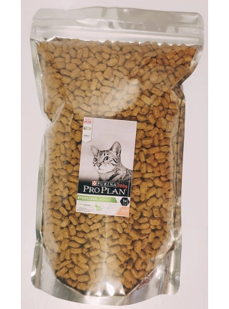 Proplan Sterilised Somonlu Kısırlaştırılmış Kediler İçin 500 GR (Bölünmüş)