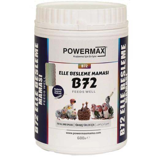 B72 Elle Besleme Maması (600 Gr) ( Elle besleme aparatı hediyeli)