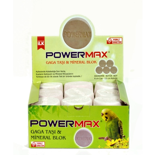 Powermax Mineral Blok 1  Kutu - 27  Adet İNDİRİMLİ 