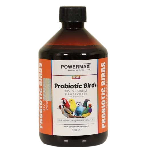 Powermax Probiyotic Birds ( sıvı ve canlı probiyotik 500 ml) ÖZEL İNDİRİM  