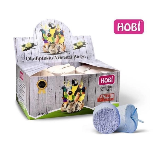 Hobi Okaliptuslu Mineral Blok 12 Adet